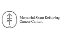 纪念斯隆屏幕癌症中心标志。