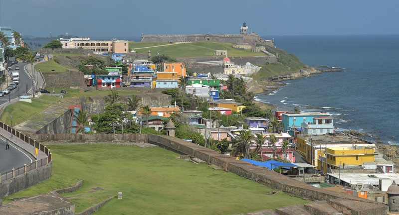 海岸上的村庄
